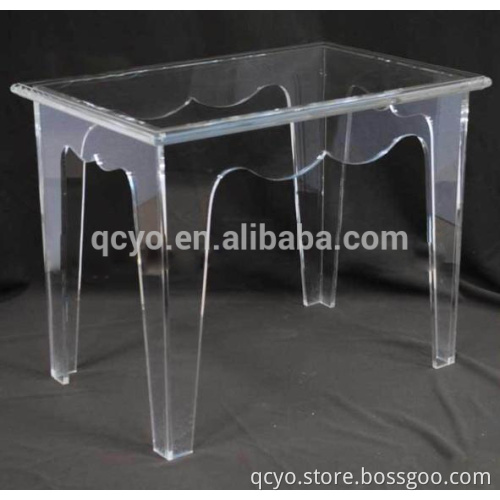 factory supply customized acrylic dining table acrylic board chair